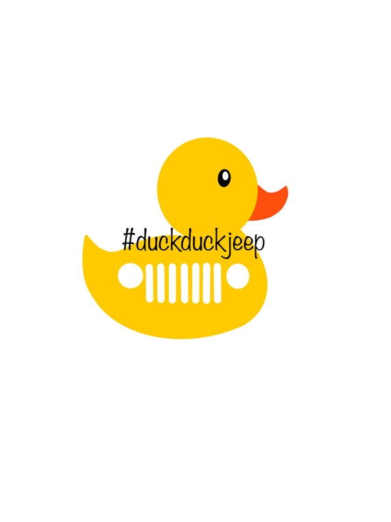 Duck Duck Jeep Bumper Stickers Etsy