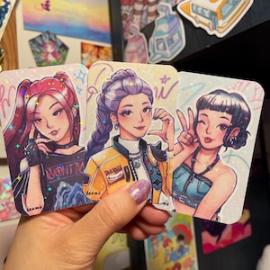 KDH Hunterix Holographic Photocards KP0P Demoon Hunters