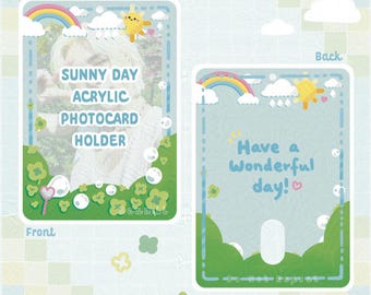 Sunny Day Acrylic Photocard Holder