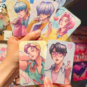 KDH Sajaa-Boys Holographic Photocards KP0P Demoon Hunters