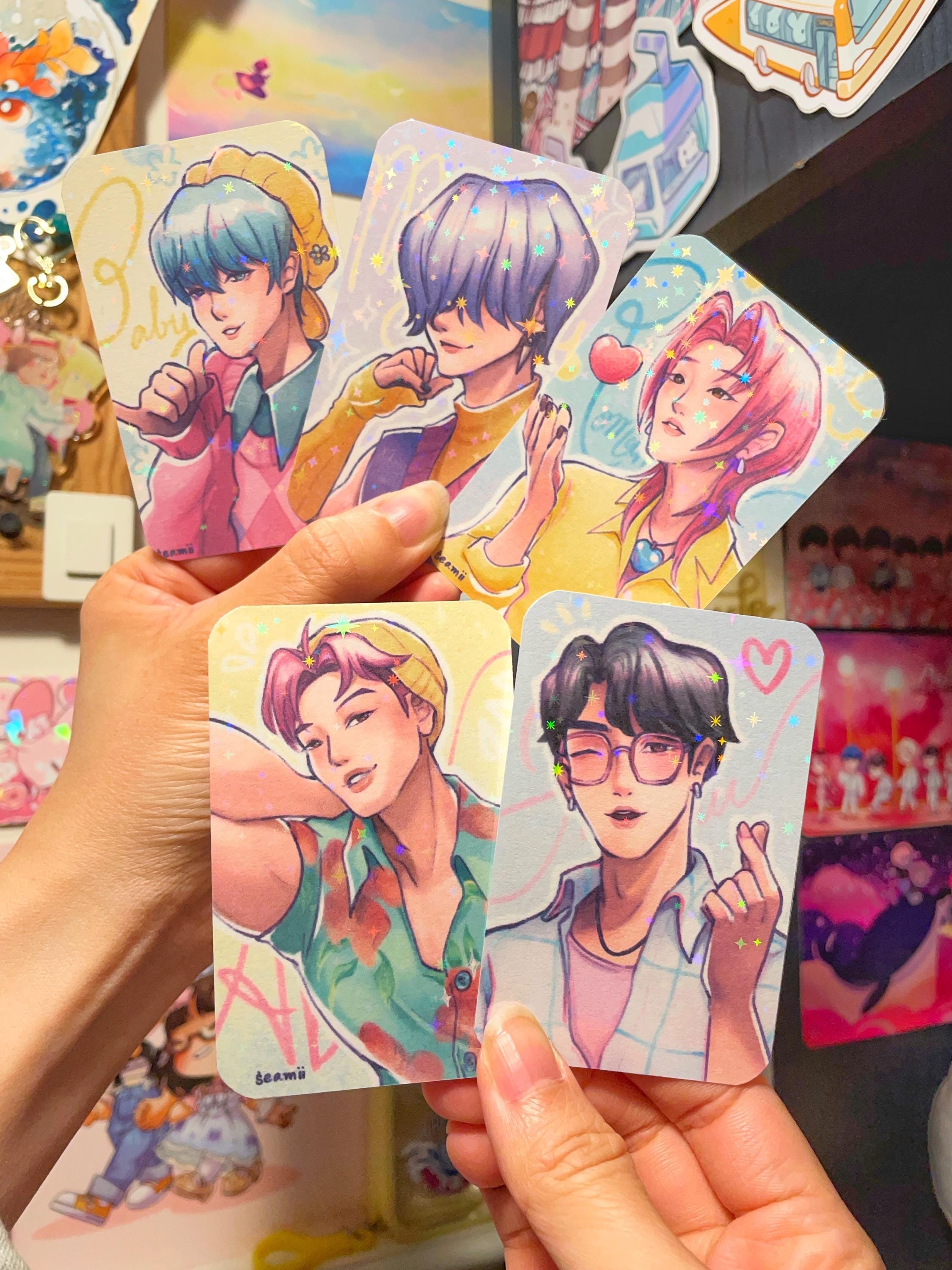 KPOP Holographic Photocards Dmon Hunters