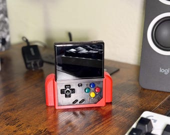 Miyoo Mini Plus Grip et présentoir : support de console ergonomique imprimé en 3D