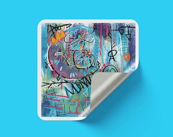 Sticker Bubble Mew : Sticker artisanal fait main - Holographique ou standard