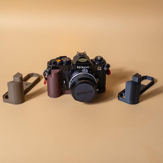 Nikon FE Grip Ergonomic 3D Printed Handle: Also Works on FE2, FM