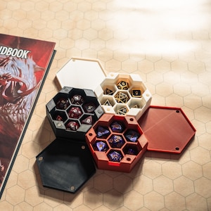 3D-Printed DnD Dice Holder – Essential Accessory for Tabletop RPG Enthusiasts