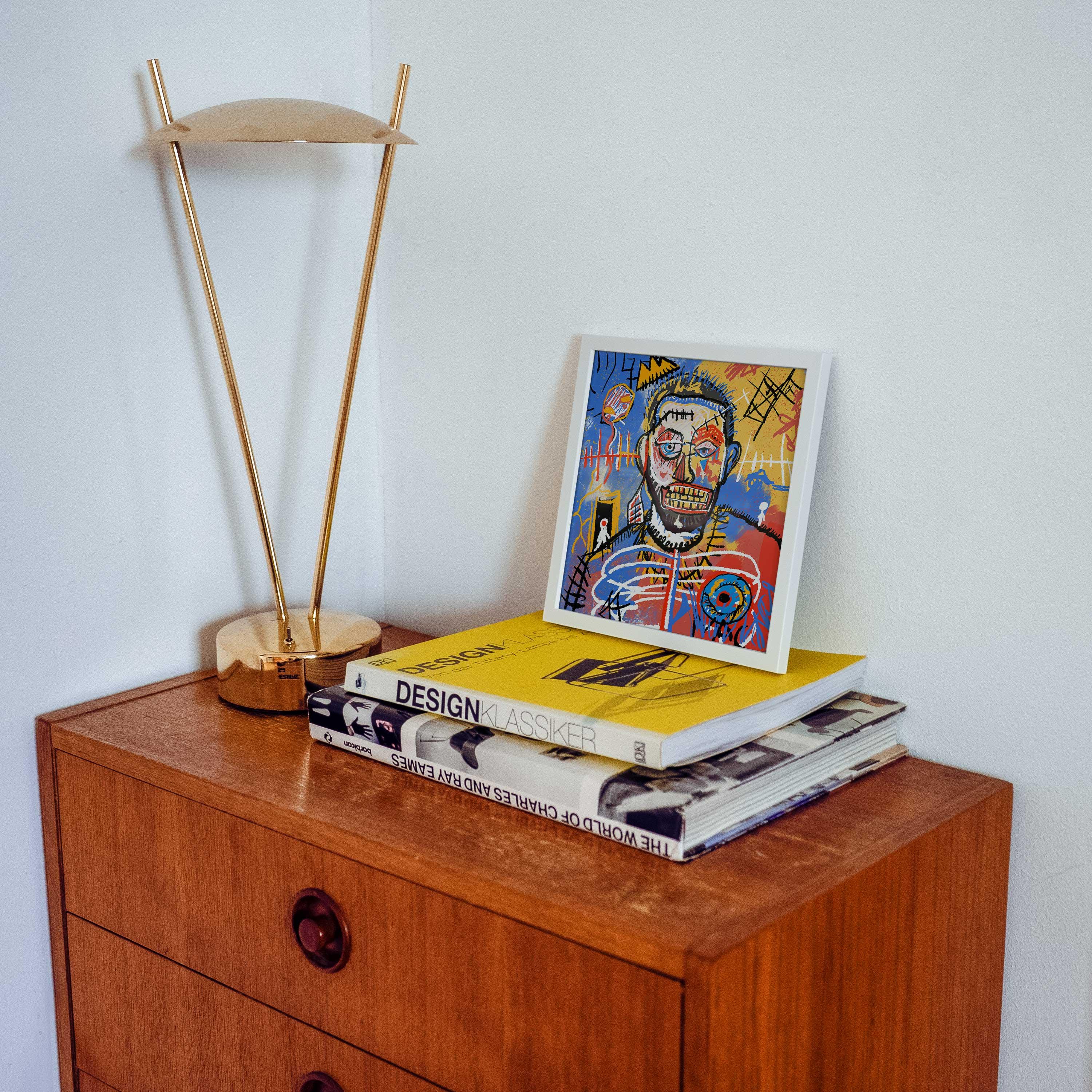 マック・ミラー ウォールアートプリント：カラフルな新表現主義デジタルポスター（フレームなし） - Etsy 日本, image size:3000x3000