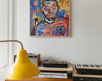 Impression d'art mural Mac : art hip-hop fait main