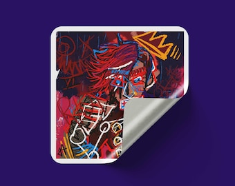 Sticker Arcane Vi : inspiré de League of Legends - 3 pouces carrés