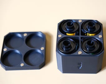 3D-Printed 35mm Film Protective Magnetic Case – Durable & Stylish Storage for Photographers
