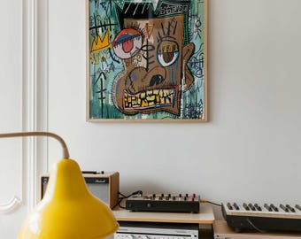 Vali Abstract Expressionist Art Print - Signed & Dated (Unframed)