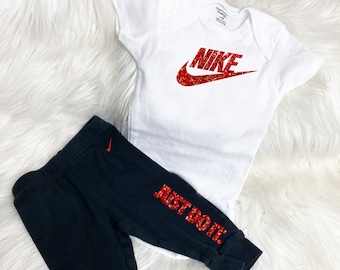 nike baby girl sweatsuit