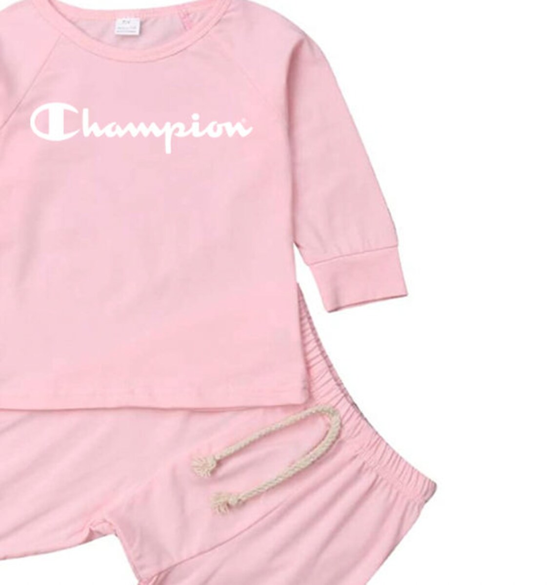 Champion Baby Inspired Jumpsuit Outfit Pink Outfit Champion Etsy