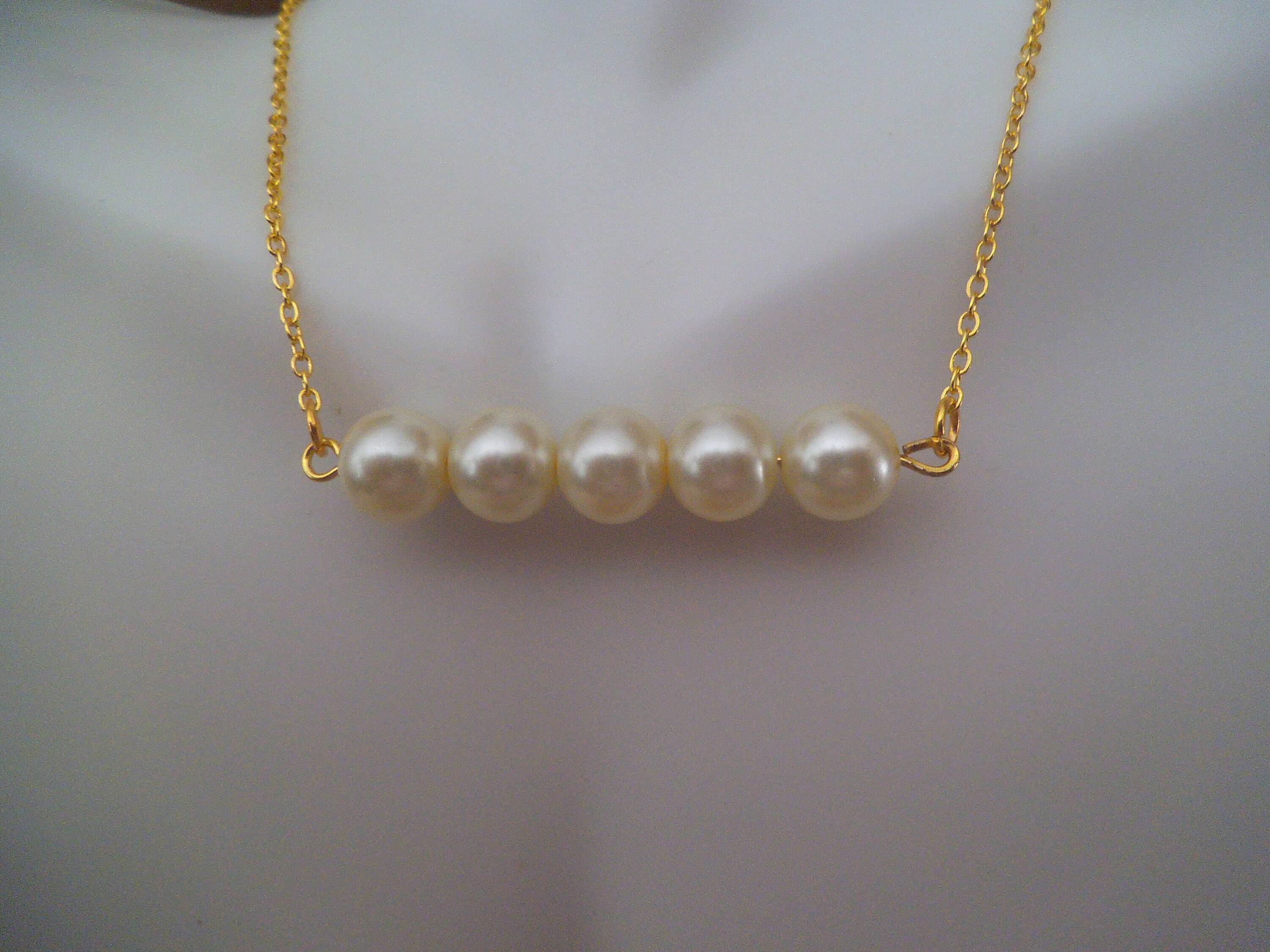 Necklace W/pearls, Hematite Stones, or Pink Crystal Beads - Etsy