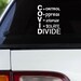 Covid 19 Acronym Decal, Ultra MAGA, Truth Seeker, Political Pandemic Message, Free Thinker, Divide, American, No Fear Vinyl Car Window Decal