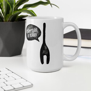 Moody Cat Mug - It&#39;s Impolite To Stare