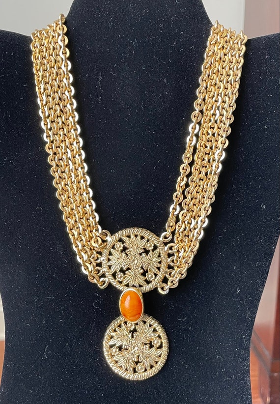 Vintage Les Bernard Statement Necklace