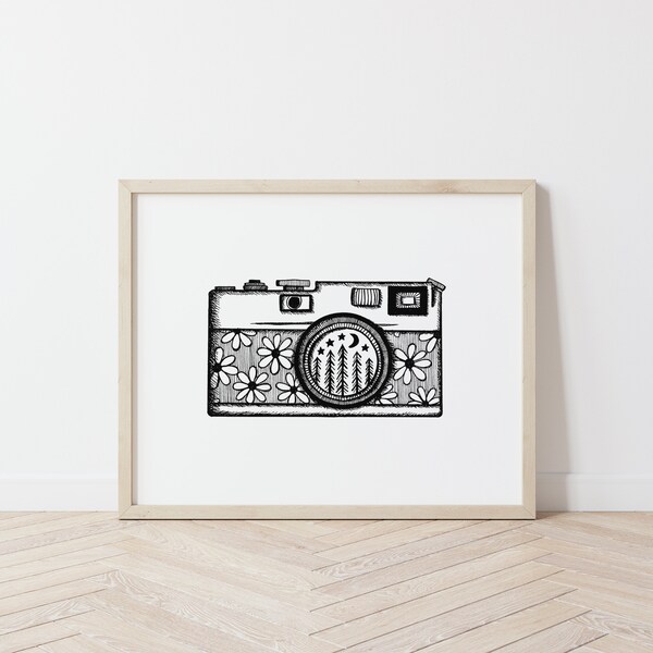 Camera Print - Etsy UK