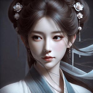 10 hermosas mujeres generadas por IA de novelas clásicas chinas y wuxia – Colección de arte digital