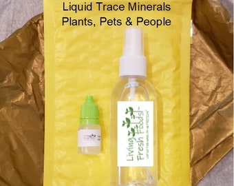 Liquid Sea Minerals for People, Plants and Pets