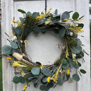 Honey Pot - Wreath | Fresh Wreath | Eucalyptus Wreath | Front Door Wreath | Live Wreath | Indoor Wreath | Spring Wreath | Dried Wreath