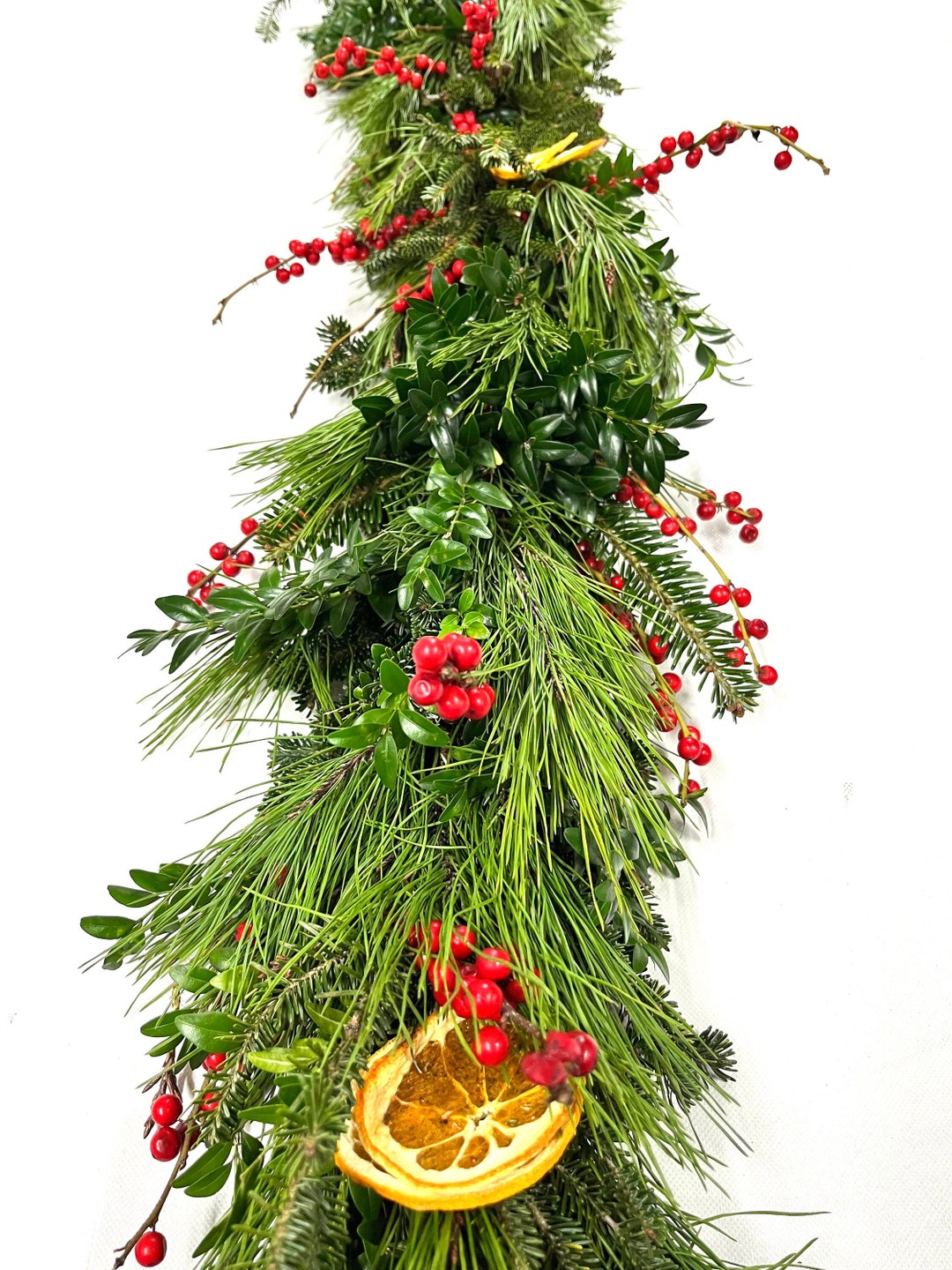 Fresh Christmas Garland Spiced Cake Etsy