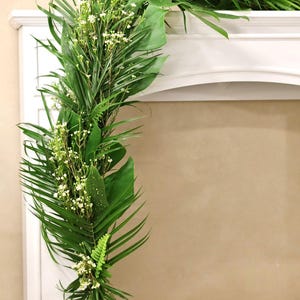 Tropical Vibes Garland- Fresh Real Garland |Wedding Decorations | Table centerpiece | Foliage | Tropical Garland | Tropical Wedding Decor