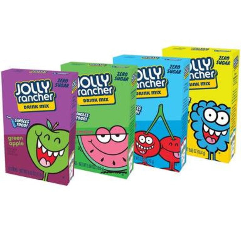 Jolly Rancher's Singles To Go Drink Mix Variety Pack / Etsy