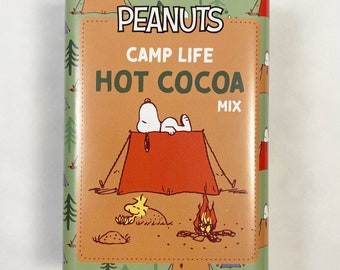 Peanuts Camp Life Hot Cocoa Mix | Snoopy & Woodstock Hot Chocolate Mix | Camping Gift | Camping Drink