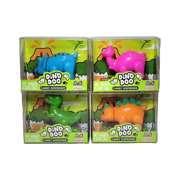 Dino Doo Candy Dispenser Dinosaur Candy Dispenser Dinosaur Etsy UK