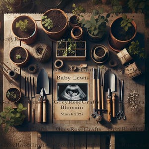 Planting the Seed of Love - Gardening-Themed Pregnancy Announcement