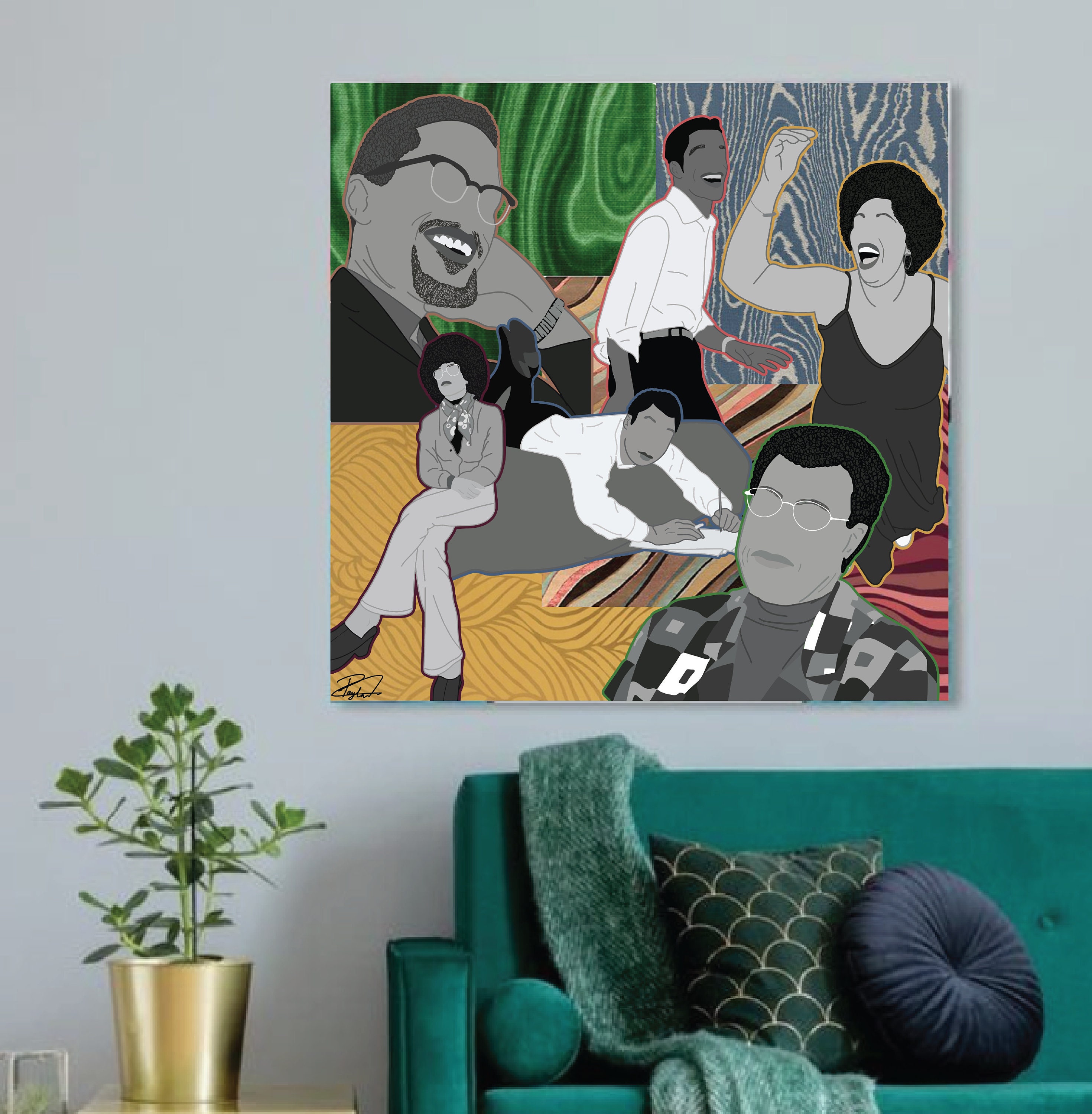 DIGITAL Black History Civil Rights Wall Art Black Men in Etsy