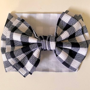 Wide bow Baby headband/ 7’’ Big Hair Bow Girls Headband Cute Baby Elastic Hair Band For Children Solid Turban Kids/newborn gift