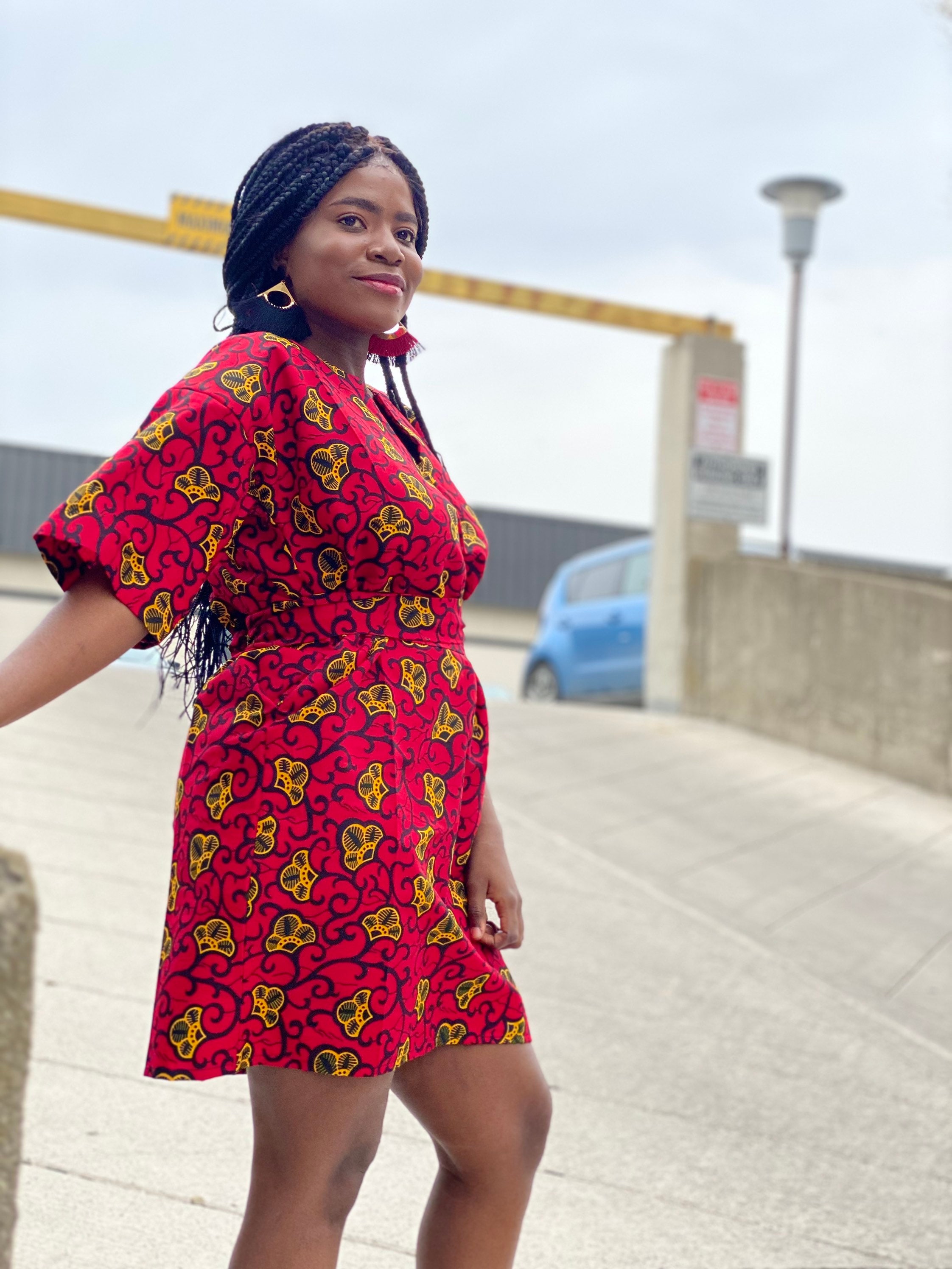 short ankara bubu gown styles