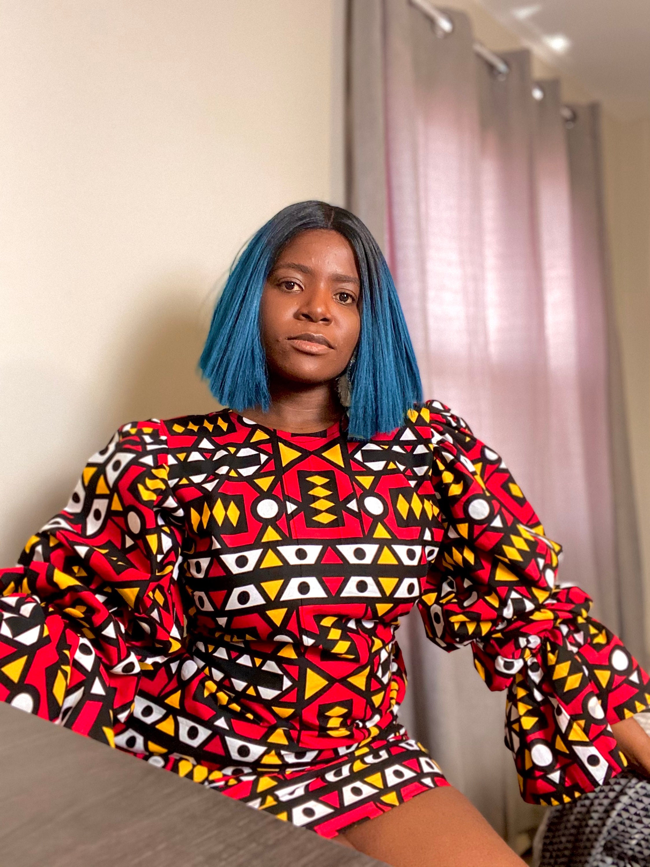 Ankara Shift Dress African Print Short Dress Mini Dress - Etsy