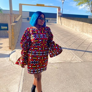 Native top short gown