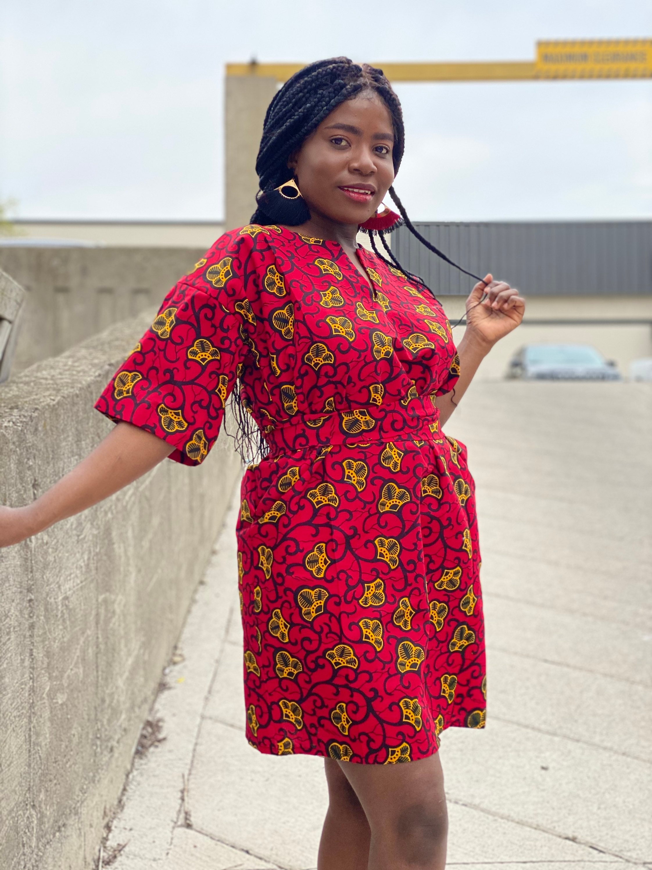 Unique Short Gown For Gorgeous Women/ankara gown/women styles