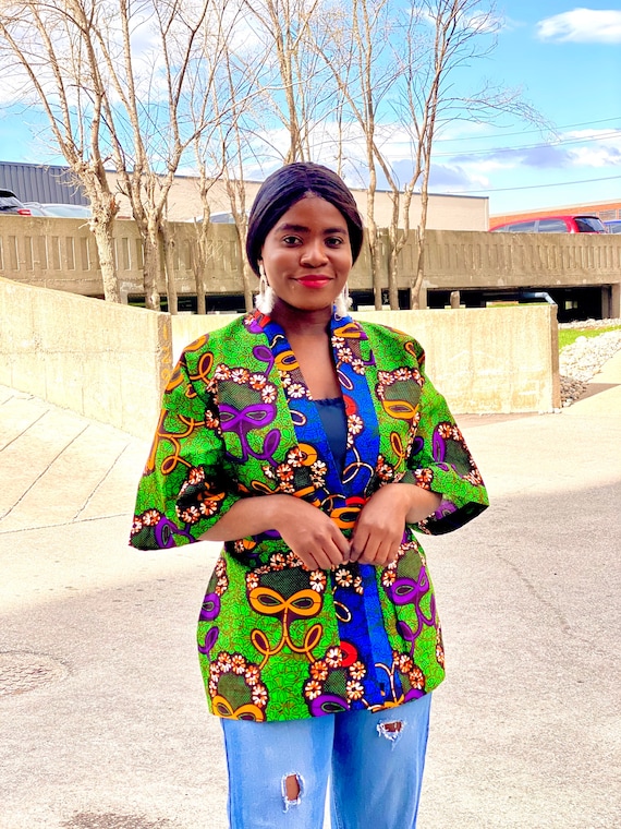 African Print Kimono Ankara Jackets Women Jackets Short Jacket