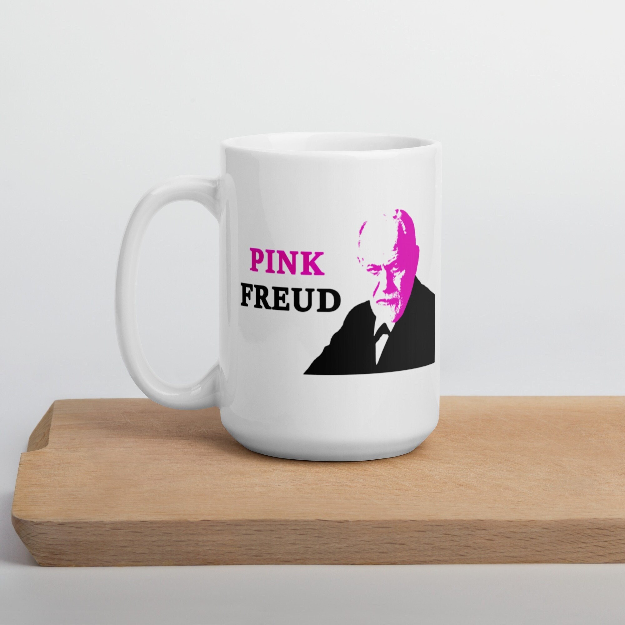 Pink Freud Parodie-Keramiktasse - Lustige Geschenkidee Mit 325 Ml Fassungsvermögen, Spülmaschinenfest
