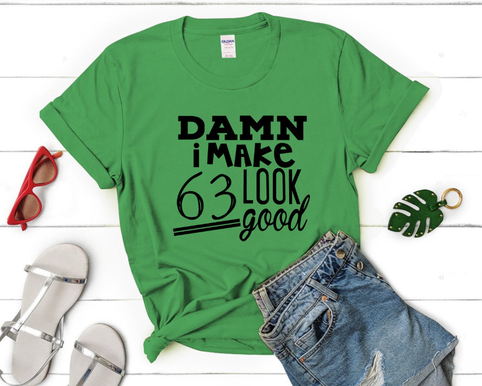 Damn I Make 63 Look Good Multicolor Tshirt 63rd Birthday 63 Etsy Damn i make 63 look good multicolor tshirt 63rd birthday 63 etsy