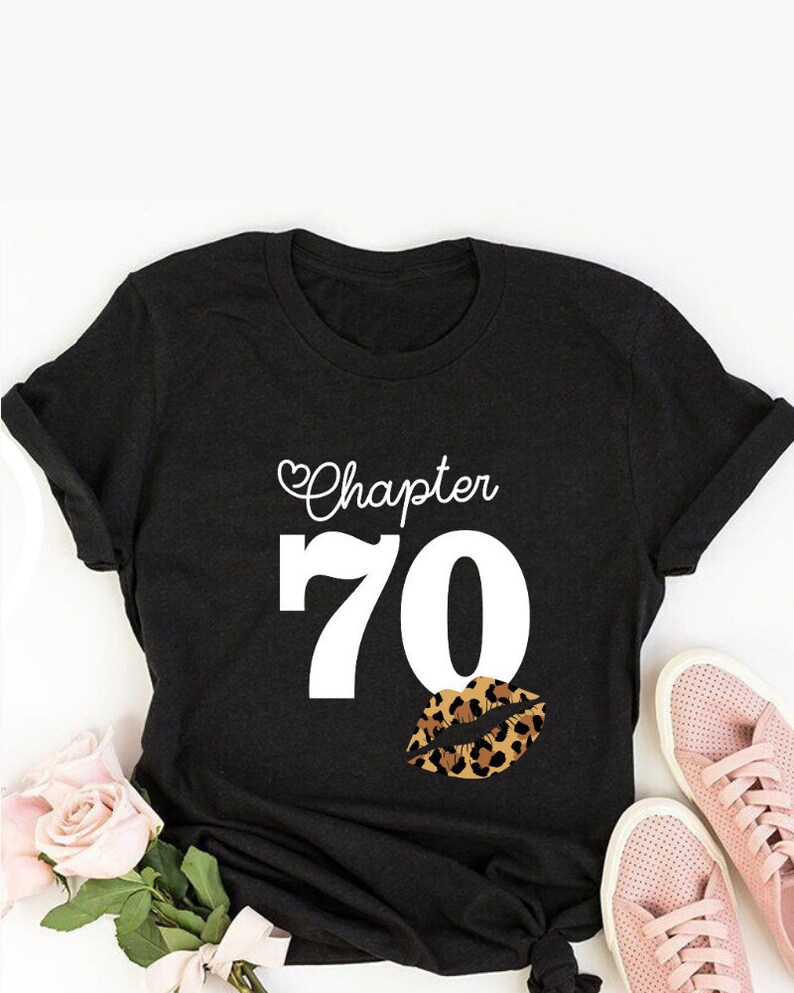 70th birthday shirt ideas for her