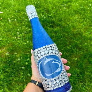 Bedazzled and Glitter College Bottles