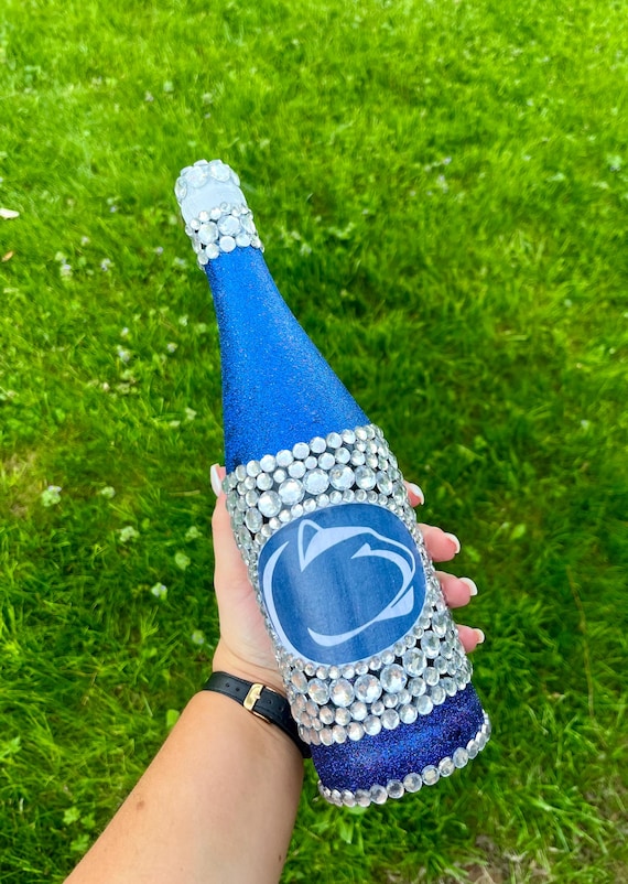 Bedazzled and Glitter College Bottles