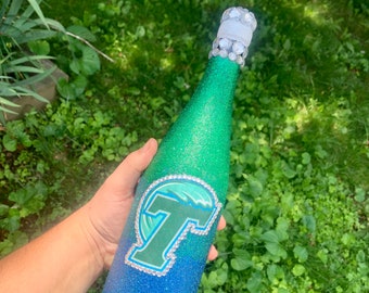 Ombré Glitter College Bottles