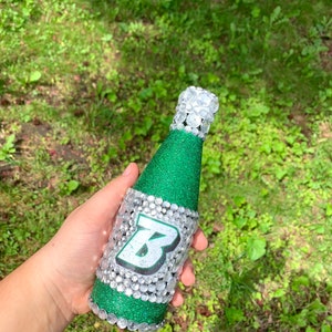 Mini Glitter and Bedazzled College Bottle