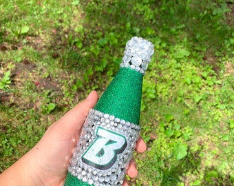 Mini Glitter and Bedazzled College Bottle