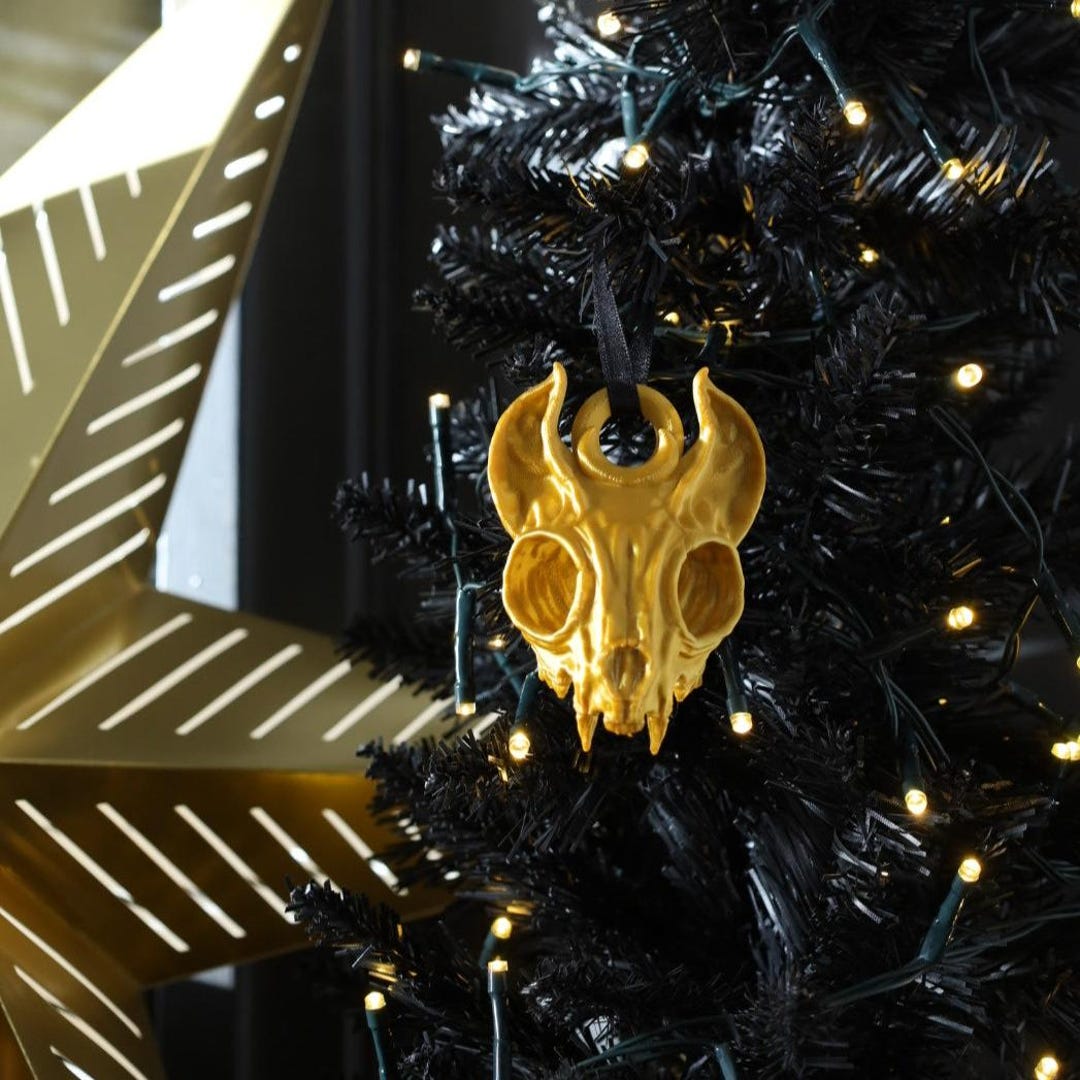 Spinx Treecat Sphinx Cat Bauble: Goth Christmas Tree Ornament - Etsy UK