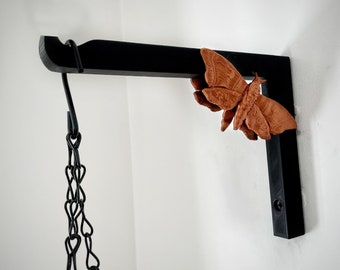 Moth Hanging Hook: Wall Planter Accessory