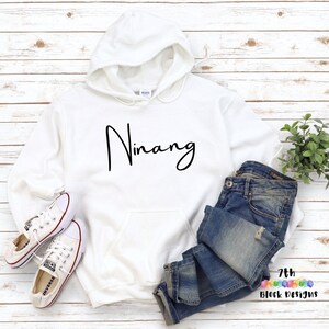 Ninang Filipino Unisex Hooded Sweatshirt, Filipino Hoodie, Filipina Hoodie, Philippines Hoodie, Pinay, Pinoy