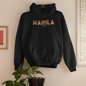 Manila Filipino Unisex Hooded Sweatshirt, Filipino Hoodie, Filipina Hoodie, Philippines Hoodie, Pinay