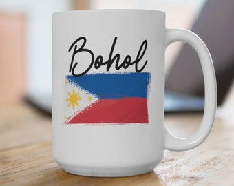 Bohol Philippines Filipino Mug 15oz, Filipino Gift, Pinay, Filipina